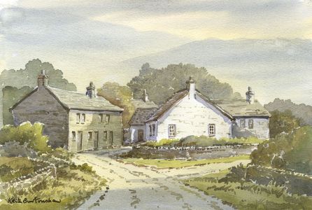 Keith Burtonshaw - Contemporary Watercolour, Cumbrian Cottages