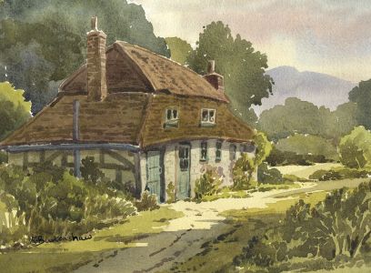 Keith Burtonshaw - Contemporary Watercolour, The Old Cottage