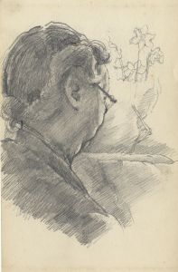 Adrian Cornwell-Clyne MBE FRPS - Mid 20th Century Graphite Drawing, Woman