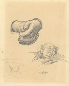 Adrian Cornwell-Clyne MBE FRPS - Mid 20th Century Graphite Drawing, Studies