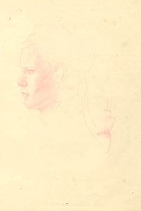 Dorothy Alicia Lawrenson - Mid 20th Century Coloured Pencil, Portrait Studies