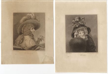 After Francesco Bartolozzi RA - Pair 19th Century Engraving, Summer and Winter