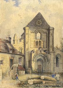 Good 19th Century Watercolour - Abbey