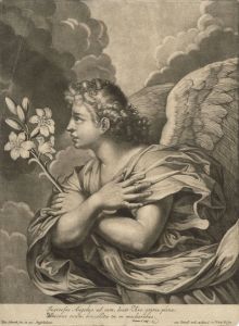 Peter Schenck - 17th Century Mezzotint, Ingressus Angelus