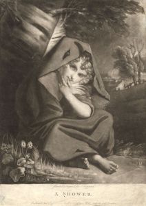 John Hoppner - 18th Century Mezzotint, A Shower