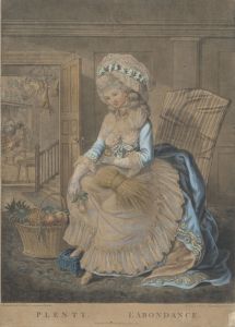 Carrington Bowles - 1783 Mezzotint, Plenty L'Abondance