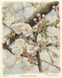Glyn Martin - Limited Edition Contemporary Digital Print, Cherry Blossom