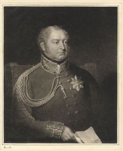 19th Century Mezzotint - Military Portrait