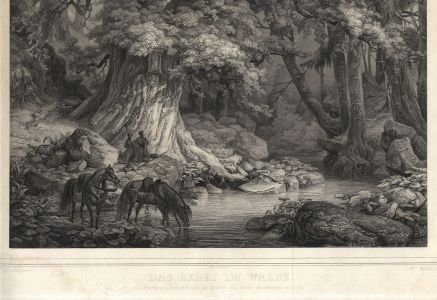 Wilhelm Witthöft - 19th Century Engraving, Das Gebet im Walde