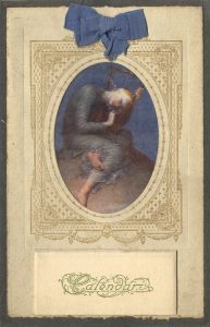 1927 Lithograph - Calendar with Hope by George Frederic Watts