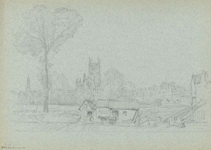 Rev Henry Robinson Wadmore - 19th Century Graphite Drawing, Bath