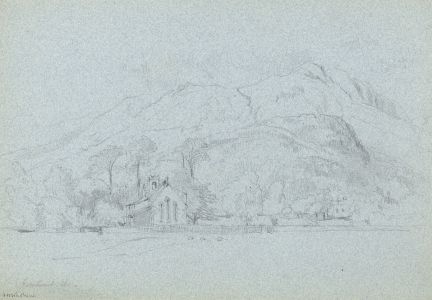 Rev Henry Robinson Wadmore - 19th Century Graphite Drawing, Church