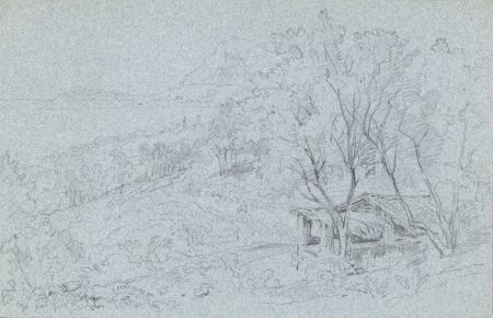 Rev Henry Robinson Wadmore - 19th Century Graphite Drawing, View, Toulon, France