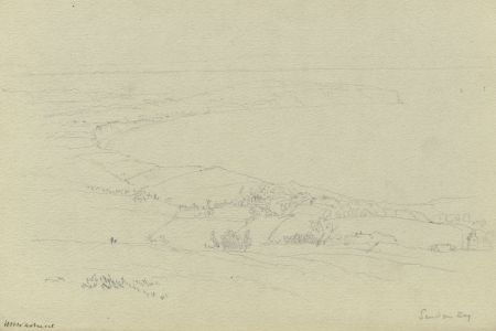 Rev Henry Robinson Wadmore - 19th Century Graphite Drawing, Bay View