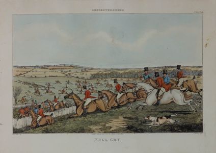 T. Fielding - Mid 19th Century Engraving, Full Cry