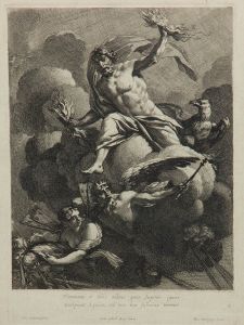 Michel Dorigny - 1644 Engraving, Jupiter