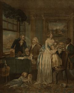 W. Ward - 1794 Mezzotint, The Fruits of early Industry and Economy