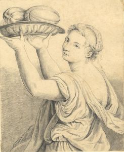 19th Century Graphite Drawing - After Titian