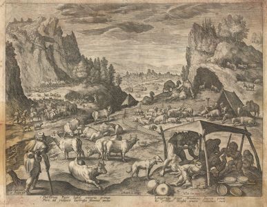 Jan Sadeler (1550-1600) - 17th Century Engraving, Genes IIII