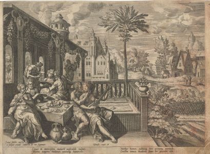 Jan Sadeler (1550-1600) - 17th Century Engraving, Genesis capit 6