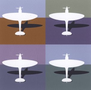 David Bent - Contemporary Digital Print, Spitfire Quartet
