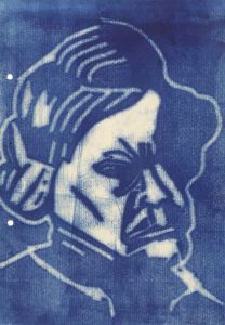 Kenneth G. Meehan - Mid 20th Century Linoprint, Portrait of a Man