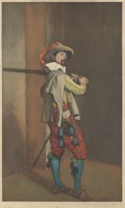 P. Hampden Hart - Early 20th Century Aquatint, Portrait of a Man