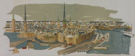 1966 Lithograph - Stockholm