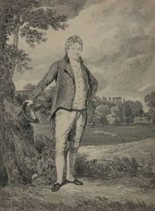 19th Century Lithograph - Gentleman with his Estate