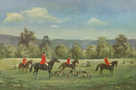 Tony Oswald - Mid 20th Century Digital Print, Parade of the Hounds