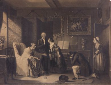 James Scott - 1840 Mezzotint, The Prodigal's Return