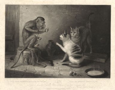 Henry Dawe after Edmund Bristow - 1839 Mezzotint, Law