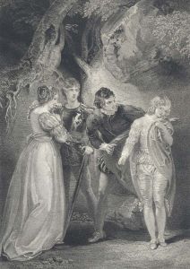 John Ogborne after Thomas Stothard - 1792 Engraving, Two Gentlemen of Verona