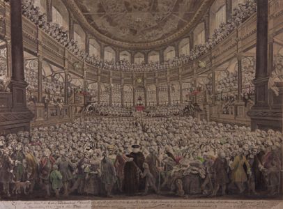 Thomas Worlidge - 1761 Etching, The Oxford Installation of 1759