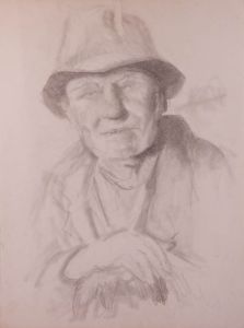 Joseph Henry Lynch - Mid 20th Century Graphite Drawing, Portrait
