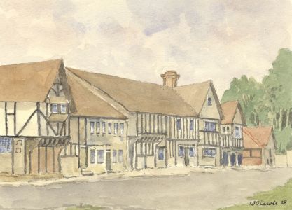 W.G. Lewis - 1968 Watercolour, Chiddingstone