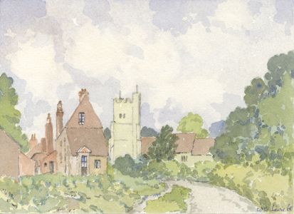 W.G. Lewis - 1968 Watercolour, Chevening