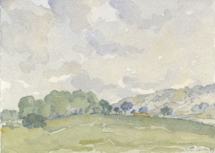 W.G. Lewis - 1969 Watercolour, Sussex