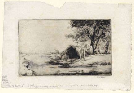 W. P. Robins - 1912 Drypoint, The Boat House