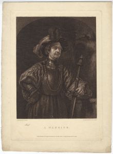 Francesco Bartolozzi - Early 20th Century Etching, A Warrior