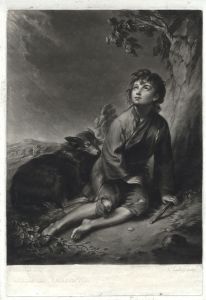 Richard Earlom - 1781 Mezzotint, After Gainsborough, Shepherd Boy