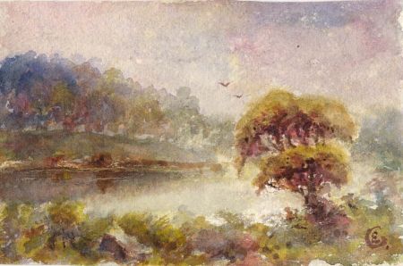 Ethel Gray - Early 20th Century Watercolour, By the River