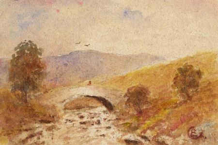 Ethel Gray - Early 20th Century Watercolour, Footbridge