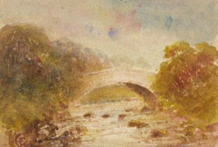 Ethel Gray - Early 20th Century Watercolour, Bridge