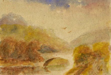 Ethel Gray - Early 20th Century Watercolour, Bridge