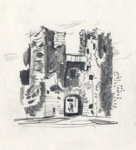 Paul Sharp - 1964 Graphite Drawing, Berry Pomeroy