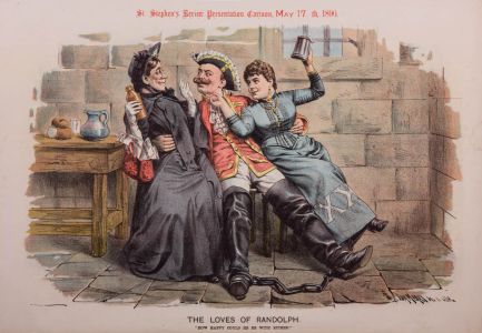 Tom Merry - 1888 Lithograph, The Loves of Randolph