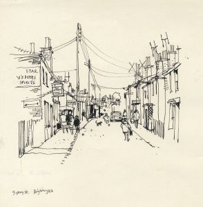 Paul Sharp - Mid 20th Century Pen and Ink Drawing, Brightlingsea