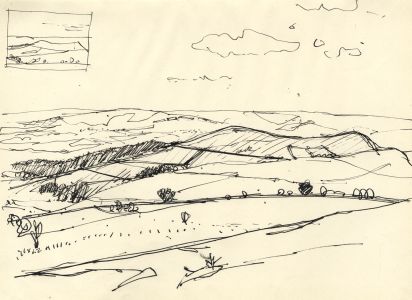 Paul Sharp - Mid 20th Century Pen and Ink Drawing