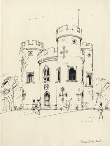 Paul Sharp - Mid 20th Century Pen and Ink Drawing, Blaise Castle, Bristol